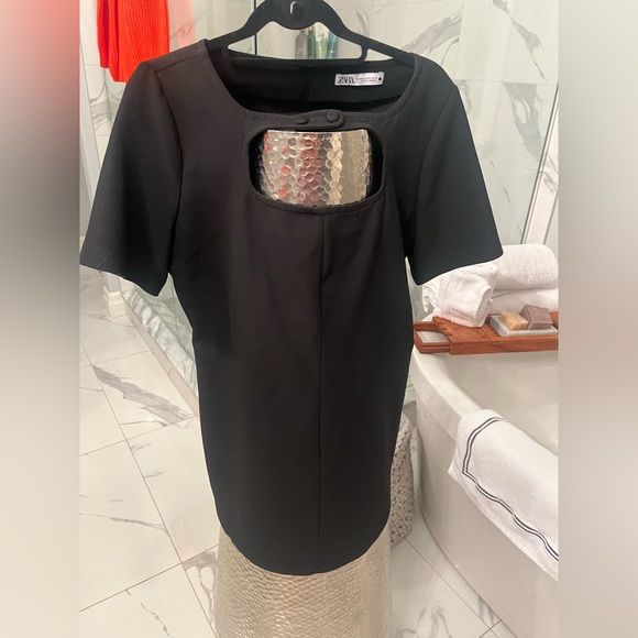 Zara mod Austin Powers style mini dress size XXL twiggy space age swinging 60s - Picture 16 of 17